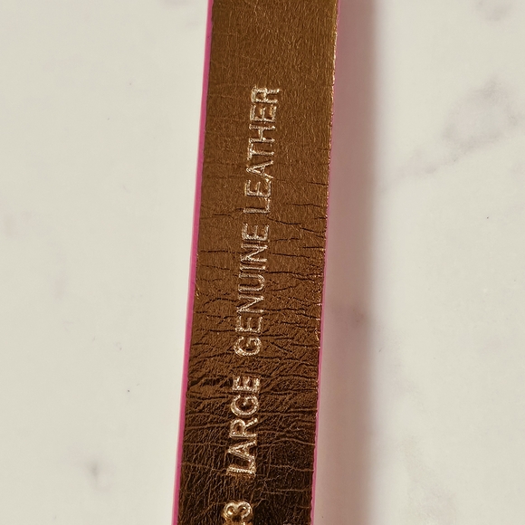 Michael Kors Pink and Gold Belt with Luxurious Design - Picture 6 of 9